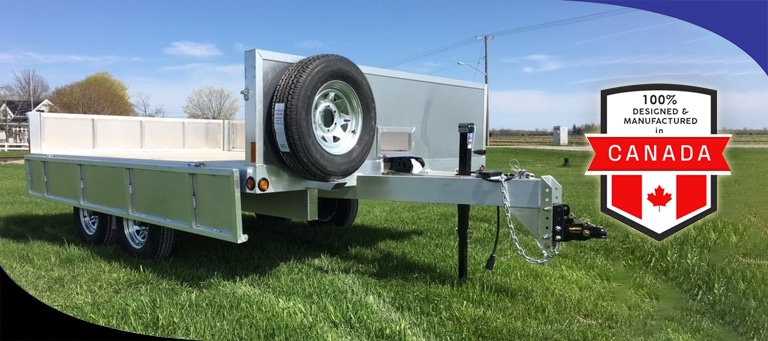 Our Custom Aluminum Trailers Are Designed and Built in Canada