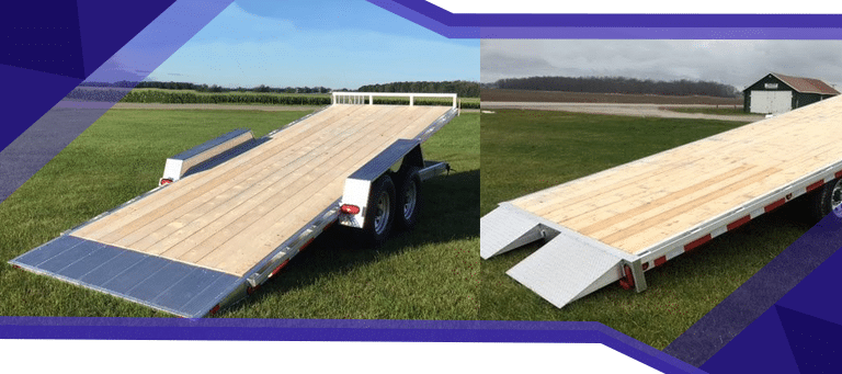 How To Load Equipment Onto a Flatdeck Trailer