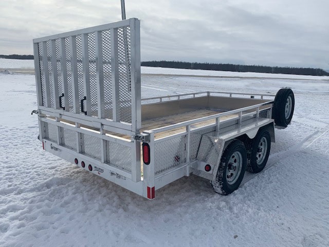 MST1480 W/ COMBO TAILGATE, TOOL BOX & MOUNTED SPARE TIRE