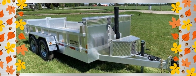 How A Dump Trailer Helps With Fall Clean Up