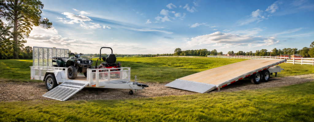 Best Trailers for Hauling ATVs, Dirt Bikes, and Lawn Equipment