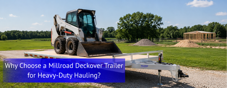 Why Choose a Millroad Deckover Trailer for Heavy-Duty Hauling? | Millroad Custom Aluminum Trailers Why Choose a Millroad Deckover Trailer for Heavy-Duty Hauling?