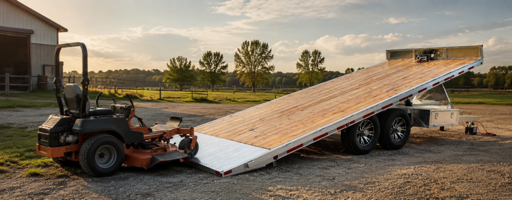 How Millroad Tilt Trailers Make Loading Safer and More Efficient